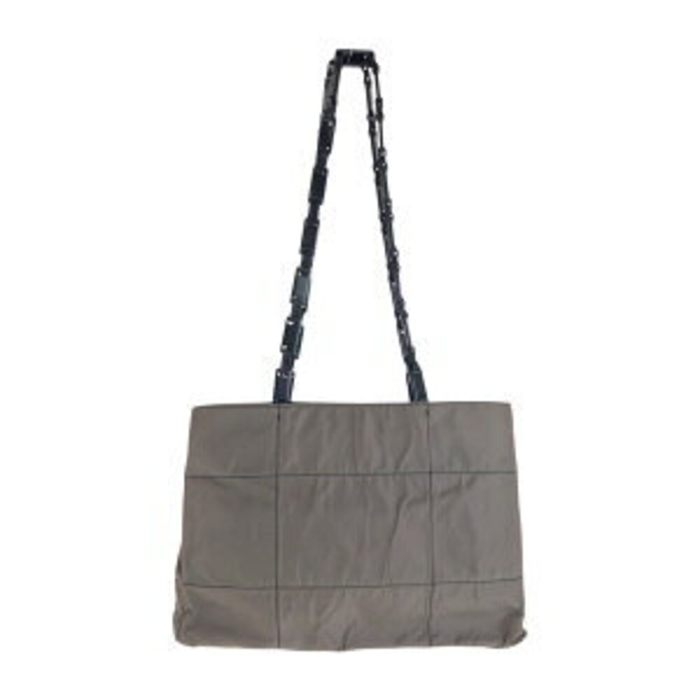 Prada Logo Plate Khaki Green Triangle Nylon Bag Tessuto Shoulder